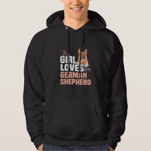Sudadera Esta Chica ama a su pastor alemán