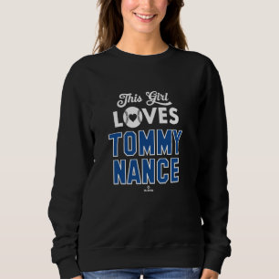 Sudadera Esta Chica Ama a Tommy Nance Toronto Béisbol MLBPA