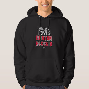Sudadera Esta Chica Ama Brayan Rocchio Béisbol de Cleveland