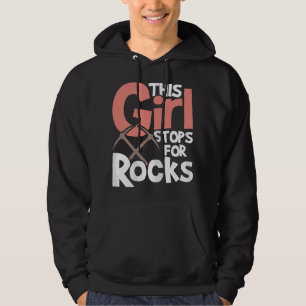 Sudadera Esta Chica se Detiene por Rocas - Coleccionista de