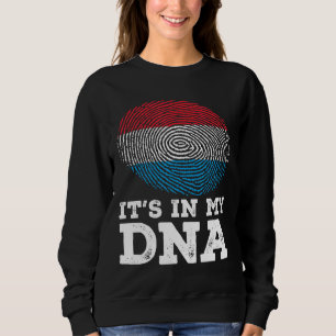 Sudadera Está en la huella digital de mi padre, patriota de