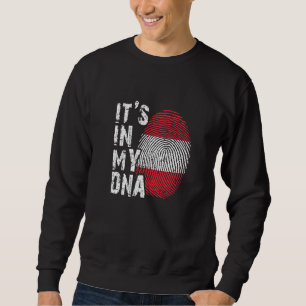 Sudadera Está En Mi Adn Austria Bandera Alpes Austríacos De