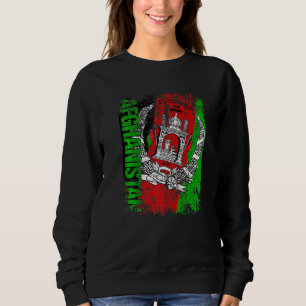 Sudadera Está En Mi Adn Bandera De Afganistán Raíces Orgull