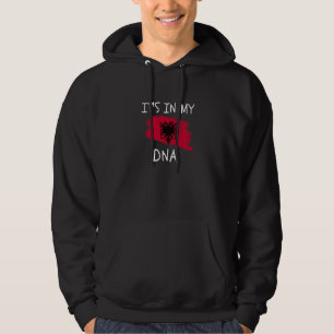 Sudadera Está en mi ADN Bandera de Albania Raíces albanesas