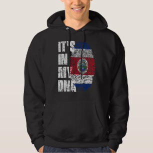 Sudadera Está en mi ADN Bandera de Costa Rica
