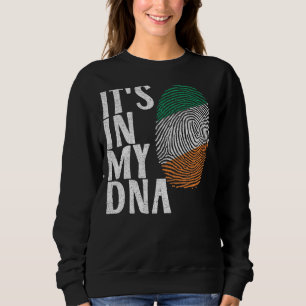 Sudadera ESTÁ EN MI ADN Bandera de Irlanda Guay irlandés St