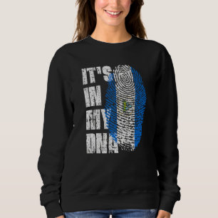 Sudadera Está en mi ADN Bandera de Nicaragua nicaragüense