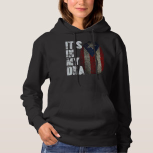 Sudadera Está en mi ADN Bandera de Puerto Rico hombre puert