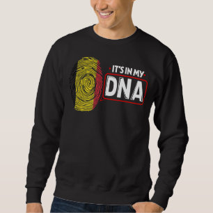 Sudadera Está En Mi ADN Bandera Nacional Belga Patriótica B