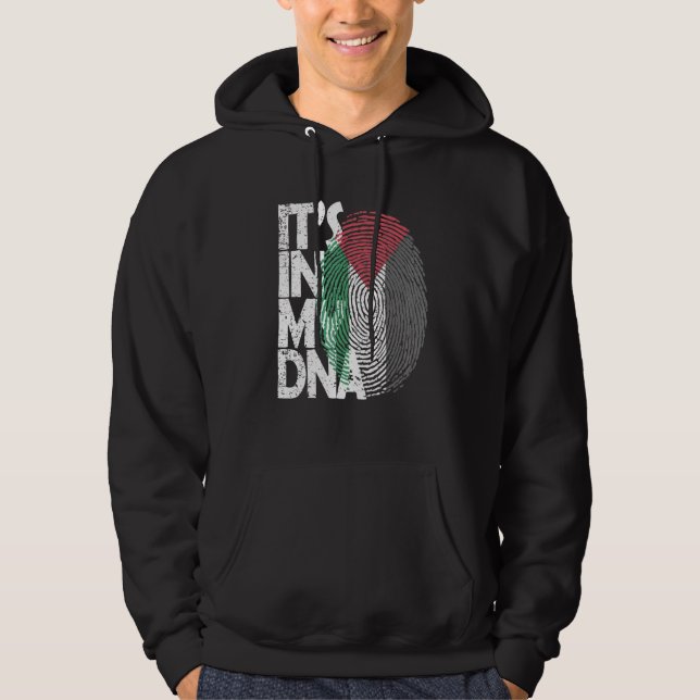Sudadera Está En Mi Adn Bandera Palestina Árabe Palestina P (Anverso)