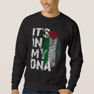 Sudadera Está en mi ADN Bandera Palestina de época palestin