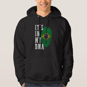 Sudadera Está en mi ADN Brasil Hombres de la Bandera Brasil