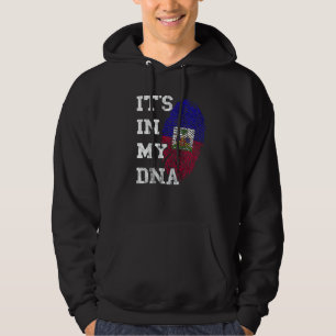 Sudadera Está En Mi Adn Haití Roots La Bandera Haitiana Pr