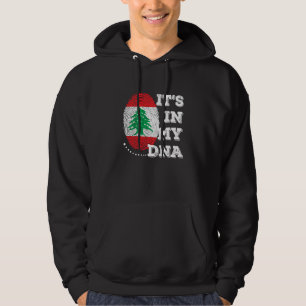 Sudadera ESTÁ EN MI ADN Hombres Bandera Libana Hombres Muje
