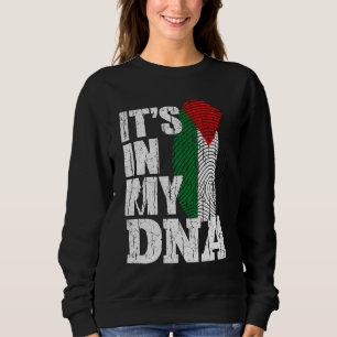 Sudadera Está en mi ADN – Huella dactilar de la bandera pal