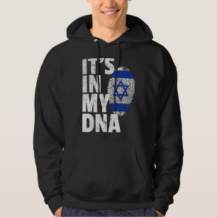 Sudadera ESTÁ EN MI ADN Orgullo Nacional Bandera Israelí Is