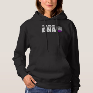 Sudadera Está En Mi Adn Orgullosa Bandera De Asexualidad Ac