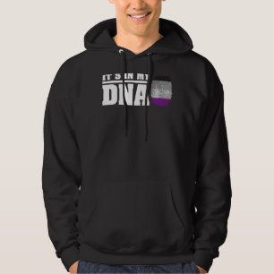 Sudadera Está En Mi Adn Orgullosa Bandera De Asexualidad Ac