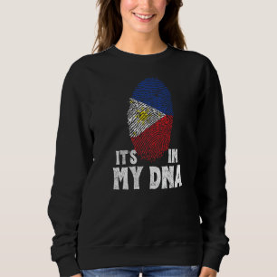 Sudadera Está En Mi Adn Orgulloso Marca De La Bandera Filip