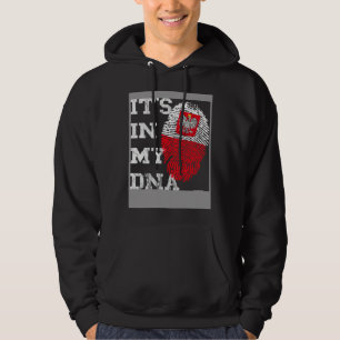 Sudadera Está en mi ADN Polska Genética Raíces Polacas Pola