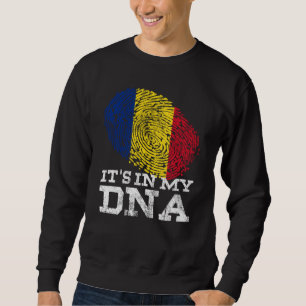 Sudadera Está en mi ADN Regalos rumanos norteamericanos de 