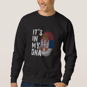 Sudadera Está en mi ADN Serbia Bandera serbios estribija de