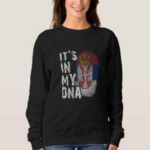 Sudadera Está en mi ADN Serbia Bandera serbios estribija de
