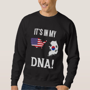 Sudadera Está en mi ADN surcoreanos estadounidense EE. UU.