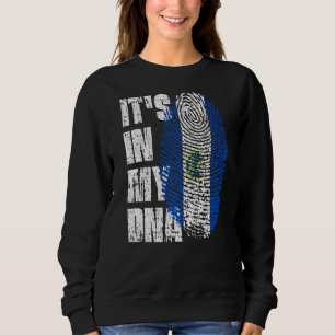 Sudadera Está en mi bandera de Adn El Salvador salvadoreño