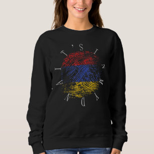 Sudadera Está En Mi D-Na La Bandera Armenia Vintage Armenia