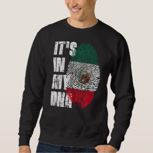 Sudadera Está en mi Dna Bandera de México