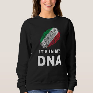 Sudadera Está en mi huella dactilar de ADN bandera del país