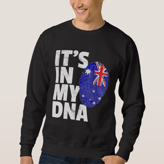 Sudadera Está En Mi País De Adn Australia Bandera Orgullo N (Anverso)