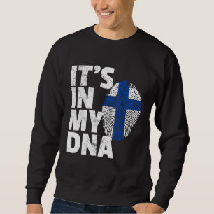 Sudadera Está En Mi País De La Bandera De Finlandia De Adn
