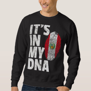 Sudadera Está en mi recuerdo de la bandera peruana de Adn P