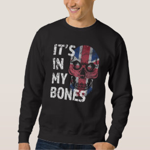 Sudadera Está en mis huesos Unión de Bandera Británica Jack