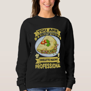 Sudadera Está En Presencia De Una Omelet Haciendo Profe