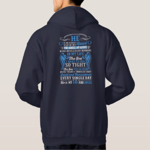 Sudadera Está en todos los latidos de mi corazón mi DAD y á