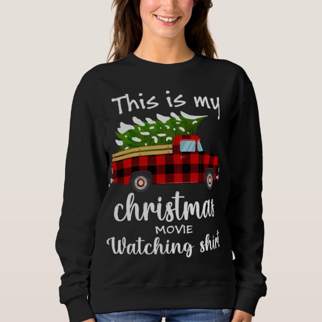 Sudadera Esta Es La Película De Mis Navidades Mirando Camió (Anverso)