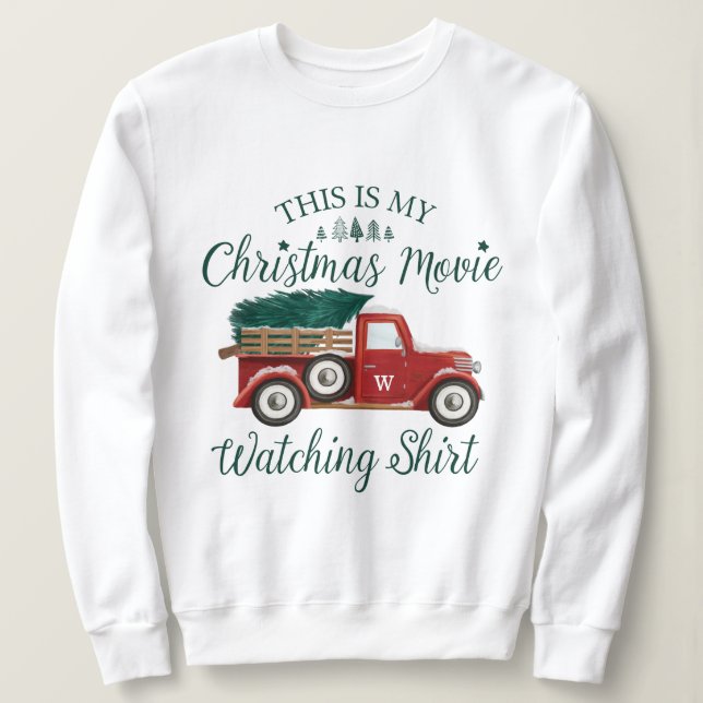 Sudadera Esta es la película de mis Navidades viendo (Anverso del diseño)