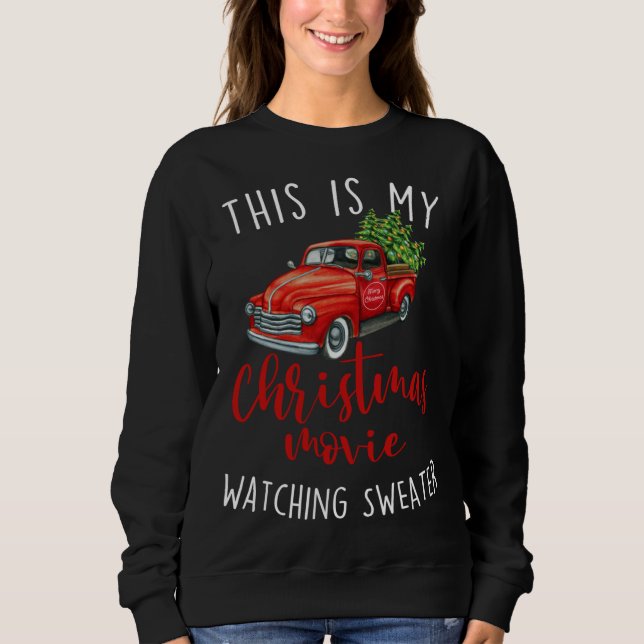 Sudadera Esta es la película de mis Navidades viendo el cam (Anverso)