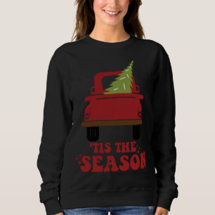 Sudadera Esta es la temporada cute retro Pine Christmas Tre