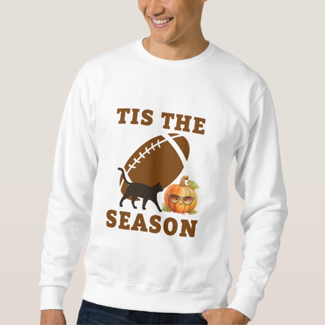 Sudadera Esta es la temporada (Diseño del fútbol) (Anverso)