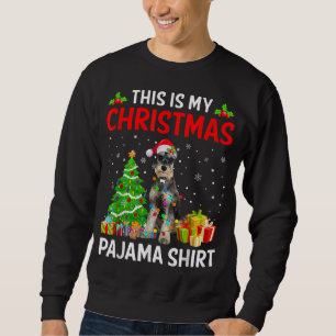 Sudadera Esta Es La Vida De Mis Navidades Schnauzer Dog Paj