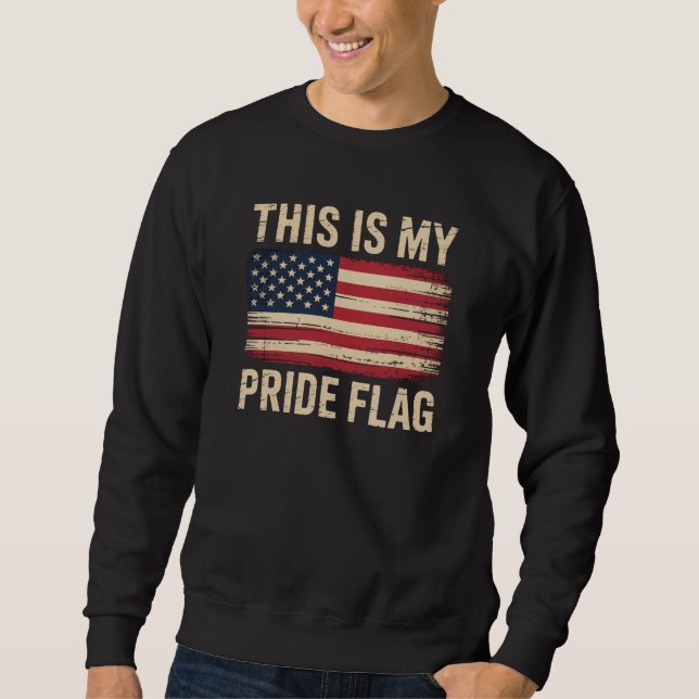 Sudadera Esta es mi bandera del orgullo (Anverso)