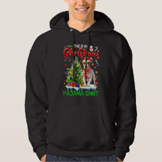 Sudadera Esta es mi bufanda de Santa de mi pijama de Navida