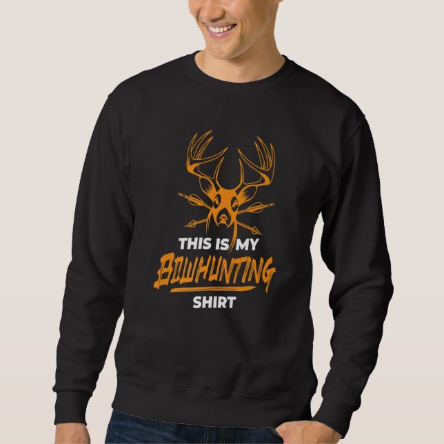 Sudadera Esta Es Mi Cacería De Bote De Deer Hun Bowhunt (Anverso)