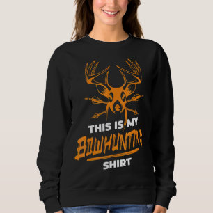Sudadera Esta Es Mi Cacería De Bote De Deer Hun Bowhunt