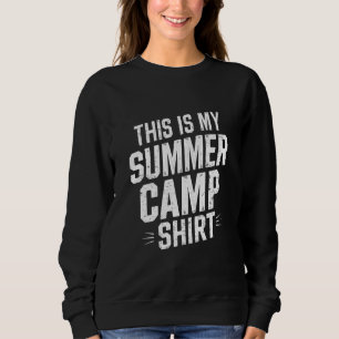 Sudadera Esta Es Mi Camiseta De Campamento De Verano Direct
