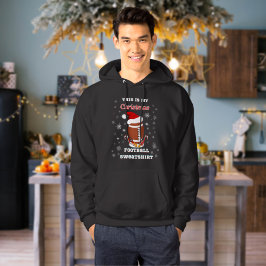 Sudadera Esta es mi camiseta de fútbol navideña con snacks